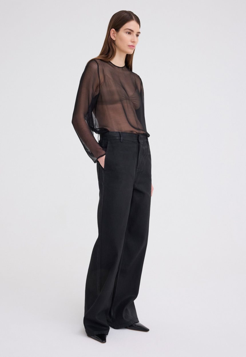 Jac + Jack Alum Waxed Cotton Pant - Black